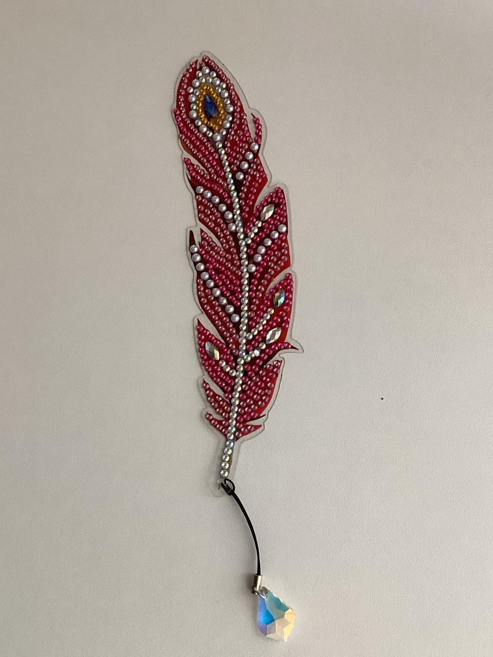 Hand made gem art bookmark
